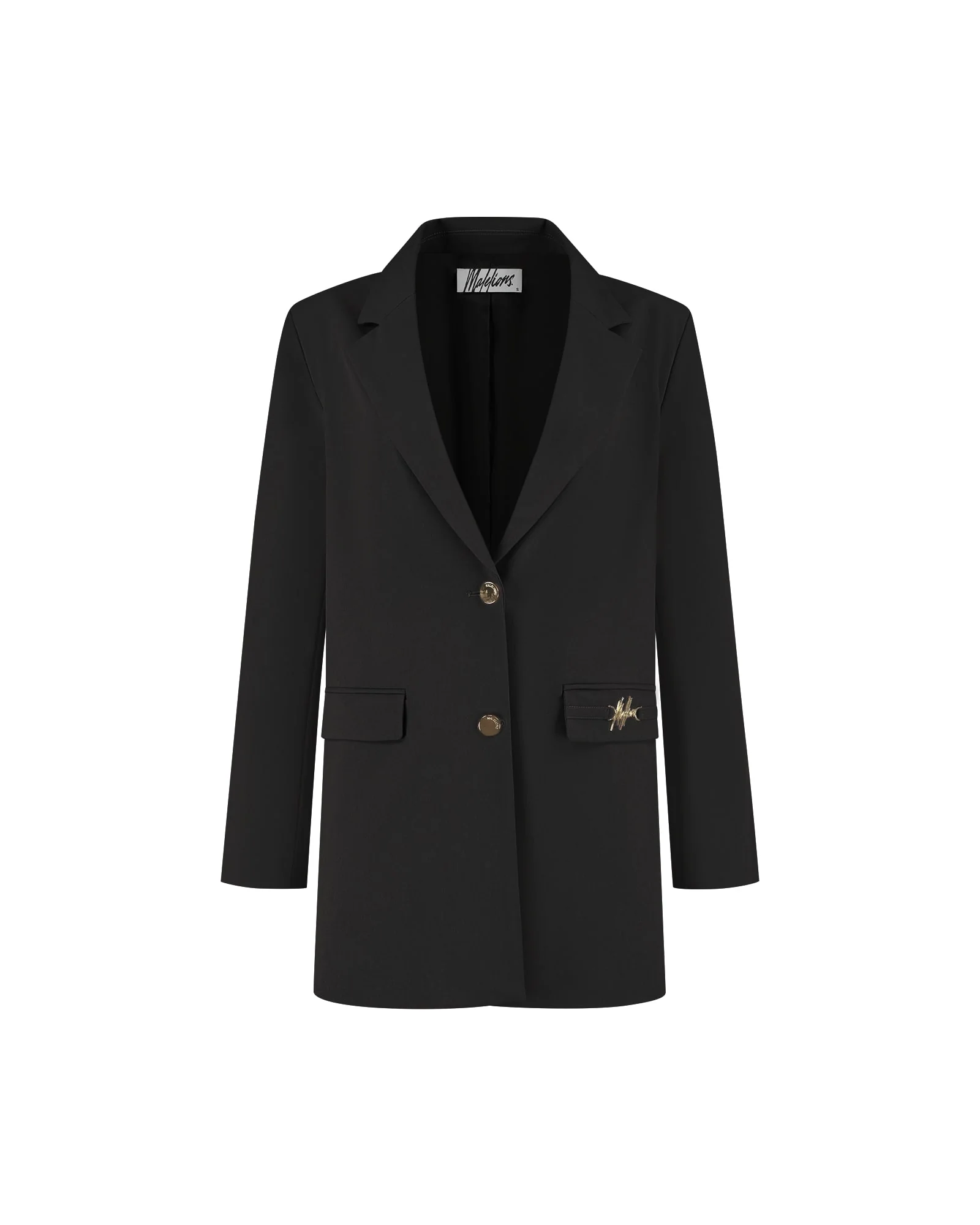 MD3-AW25-01_872_Malelions_Women_Gallery_Oversized_Blazer_Dark_Black_Front_2048x2048